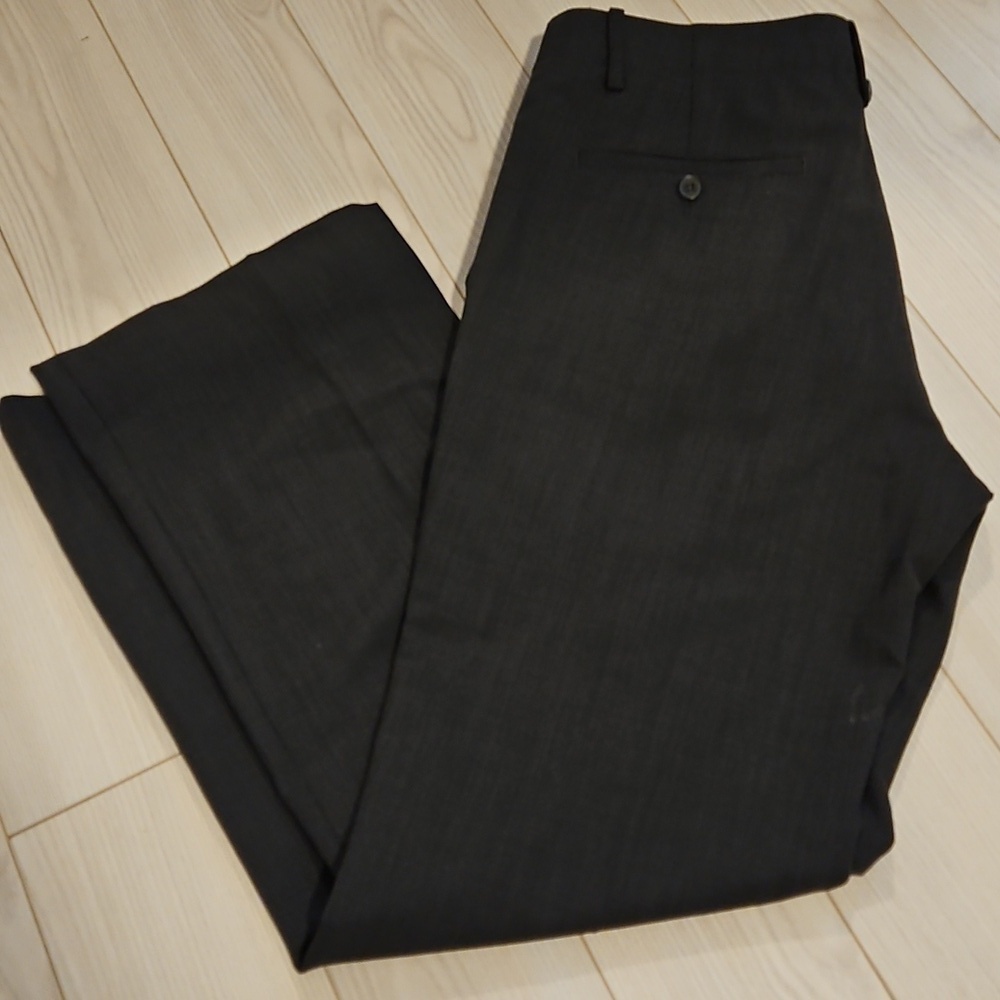 Full circle Mens Gray Wool blend Tuxedo Blazer (38) Pants (30) double breasted - Picture 9 of 9